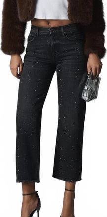 Pistola Denim Lexi Embellished Jeans In Silver Screen