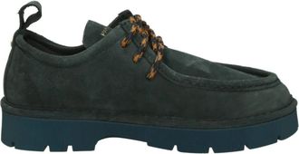 Panchic Stijlvolle Veterschoenen voor Mannen - Heren - Veterschoenen - Blauw - 45 EU - Schoenen