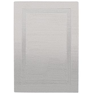 Beliani Alfombra Decorativa De Lana Rectangular Tejida A Mano 160 X 230 Cm Gris Kargil