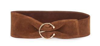 Lascana Tailleng&uuml;rtel LASCANA, Damen, Gr. 105, braun (cognac), Rindsleder, unifarben, G&uuml;rtel Tailleng&uuml;rtel, Shaping-Effekt, G&uuml;rtel f&uuml;r Kleid & Overall, Bauchg