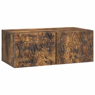 vidaXL Mueble De Tv De Pared 59,5 X 41 X 30 Cm Roble Ahumado Vidaxl