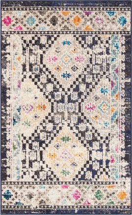 Safavieh Alfombra Negro/Amarllo 122 X 183 cm