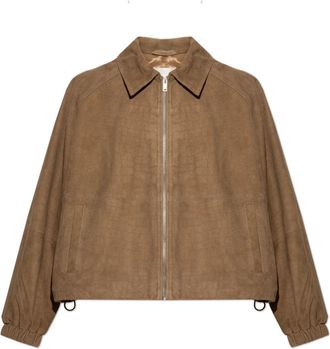 Gestuz Gzestelle Suede Jacket - Dames - Leren en Su&egrave;de Jassen - Bruin - M - Leer - Jassen