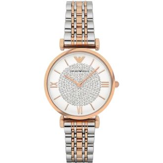Emporio Armani Dress Watch - Dames - Horloges - Wit - ONE Size - Accessoires