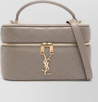 Saint Laurent gaby vanity calf leather quilted crossbody bag