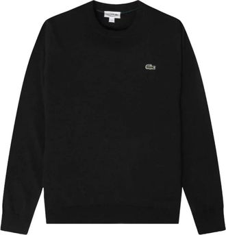 Lacoste Trui met ronde hals en klein logo - Heren - Sweatshirts - Zwart - XL - Hoodies & sweatvesten