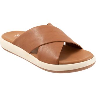 Softwalk Jesi Slide Sandal in Luggage at Nordstrom Rack, Size 7.5