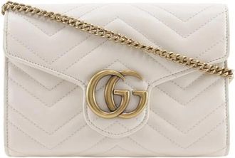 Gucci Pre-owned Cross Body Bags, female, White, Size: ONE SIZE Pre-owned Vintage Crossbody Bag