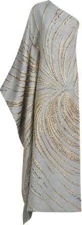 Taller Marmo Abito lungo Cannes monospalla - Blu