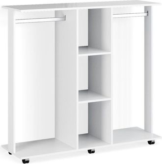 Vicco Armario de ropa Robbie, Blanco, 130 x 120 cm Vicco