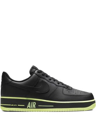 Nike Air Force 1 Low Ribbon - Volt sneakers - Zwart