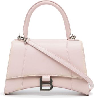 Balenciaga Hourglass S two-way handbag - women - Calf Leather - One Size - Pink