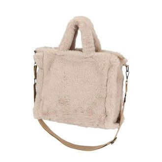 Sarlini shopper van imitatiebont beige