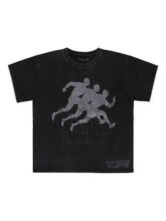 Who Decides War by Ev Bravado graphic short-sleeve T-shirt - Black