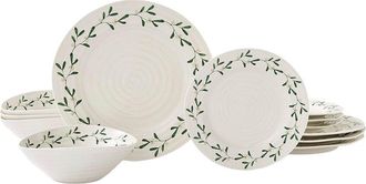 Portmeirion Sophie Conran Mistletoe 12Pc Dinnerware Set, Service For 4