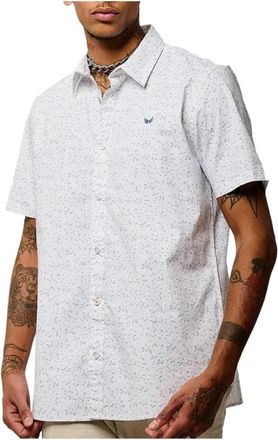 Kaporal Polo Shirts - Heren - Korte mouwen Overhemden - Wit - 2XL - Katoen - Overhemden