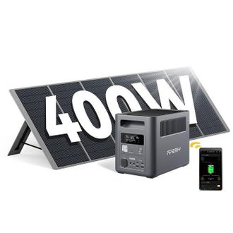 OEM Estaci&oacute;n De Energ&iacute;a Port&aacute;til - Aferiy - Af-p180 - Lifepo4 1024wh - Ac 1800w - Panel Solar 400w