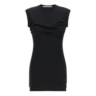 Alexander Wang Dames, Tops, Zwart, Maat: S Katoen