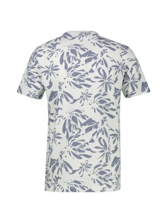 Lerros T-Shirt LERROS LERROS, Herren, Gr. 5XL, weiss (broken wei&szlig;), 95% Baumwolle, 5% Elasthan, Rundhals, Shirts T-Shirt