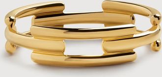 Monica Vinader Gold Signature Link Stacking Ring