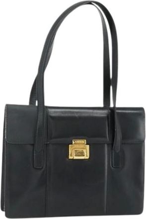Gucci Pre-owned Handbags, female, Black, Size: ONE SIZE Pre-owned Vintage Tote Bag