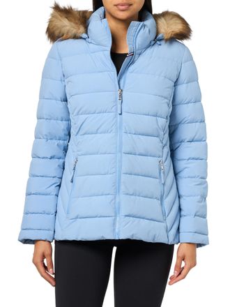 Tommy Hilfiger Womens Heavy Weight Essential Short Puffer, Endless Sky, L