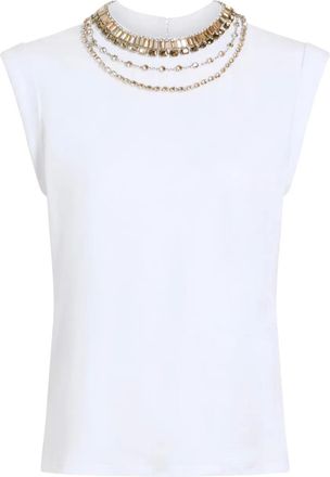 Cinq à Sept T-shirt con maniche ad aletta - Bianco