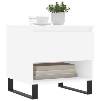 Berkfield Home Modern Coffee Tables 2 pcs White 50x46x50 cm Engineered Wood | Size: 50 x 46 x 50 cm