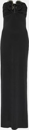 Magda Butrym Floral-applique gown