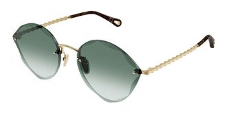 Chloé CH0253S 003 Womens Sunglasses Gold Size 58