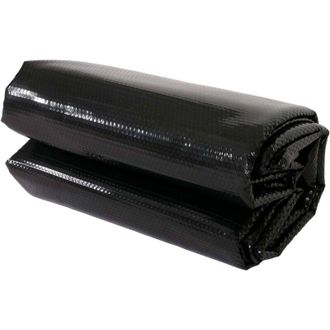 Hhg Non utilizzato] Copertura isotermica piscina telo pe 400 micron rotondo 3,66m nero