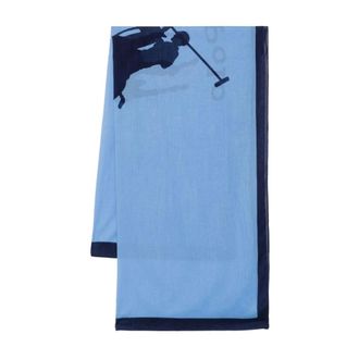 Polo Ralph Lauren Scarves, female, Blue, Size: ONE SIZE Blue Topwear for Women