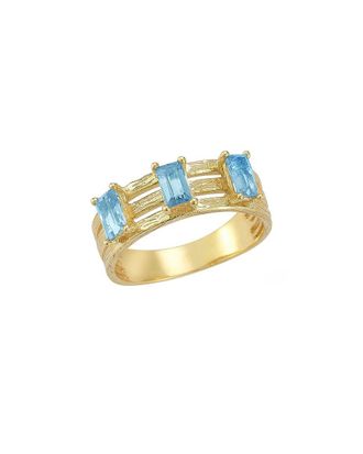 I.Reiss Company 14K 1.05 Ct. Tw. Blue Topaz Cocktail Ring