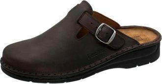 Fischer Markenschuh Pantolette - Heren - Schoenen - Bruin - Maat: 40 EU Leer