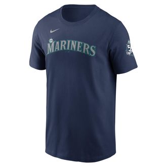 Nike Cal Raleigh Seattle Mariners Nike Mens MLB T-Shirt in Blue | N19944BMV9-WYF