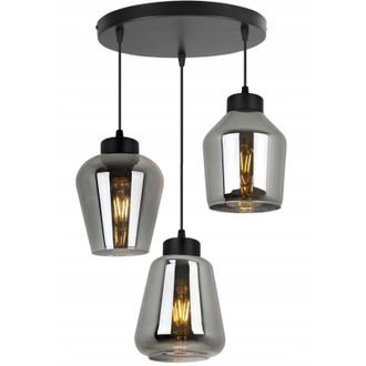 OEM L&aacute;mpara Colgante Moderna Y Elegante Con Pantalla De Cristal