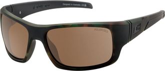 Dirty Dog Stray Polarized 53790 Mens Sunglasses Green Size 64