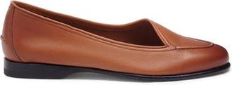 Santoni Womens leather Andrea loafer in Brown at Nordstrom, Size 6.5