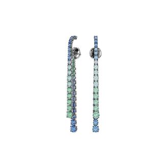 Swarovski Matrix Druppelsieraden Oorbellen - Dames - Oorbellen - Veelkleurig - ONE Size - Accessoires