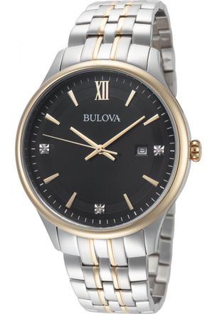 Bulova 98D160 Mens Classic Watch - Silver - One Size