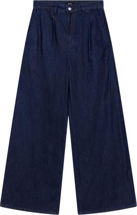 ALIX The Label Geweven Wijde Spijkerbroek - Dames - Loose Fit Jeans - Blauw - M - Denim - Jeans
