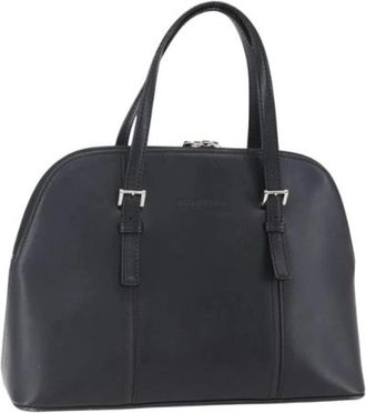 Burberry Pre-owned Handbags, female, Black, Size: ONE SIZE Pre-owned Handbag