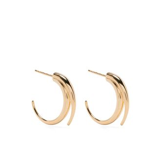 Panconesi Gold-tone Earrings with Post-back Fastening