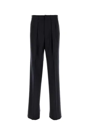 Tom Ford Black Tailored Pleated Pants