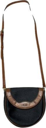 Dior Pre-owned Cross Body Bags, female, Black, Size: ONE SIZE Pre-owned Leather Cross Body Bag