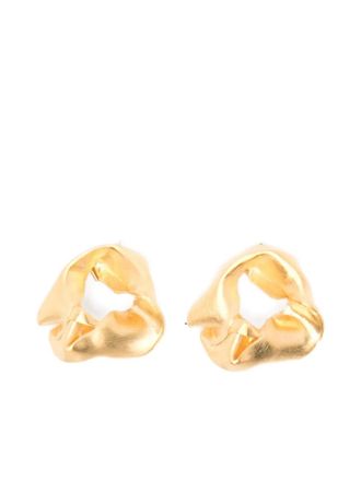 Completedworks NotSoBig crunch earrings - women - Metal - One Size - Gold