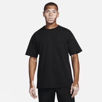 Nike Mens Nike Sportswear Premium Essentials Pocket T-Shirt in Black | DQ9295-011