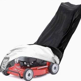 OEM Funda Impermeable Y Antipolvo Para Cortac&eacute;sped, Fabricada En Poli&eacute;ster 210d Con Cord&oacute;n Ajustable Y Bolsa De Almacenamiento (193 X 63,5 X 112 Cm)