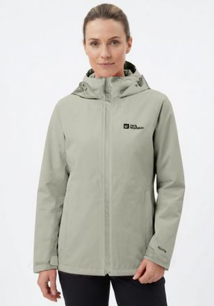 Jack Wolfskin Outdoorjacke JACK WOLFSKIN TRAILTIME 2L JKT W, Damen, Gr. XXL, gr&uuml;n (mint leaf), Obermaterial: 100% Polyester, Jacken Outdoorjacke, Wasserdicht, windd