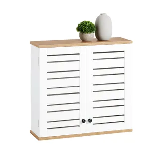 SoBuy Mueble De Pared Con 2 Puertas Armario Suspendido Mueble De Cocina Blanco Medidas: 60x19x56cm Bzr42-w Sobuy Es